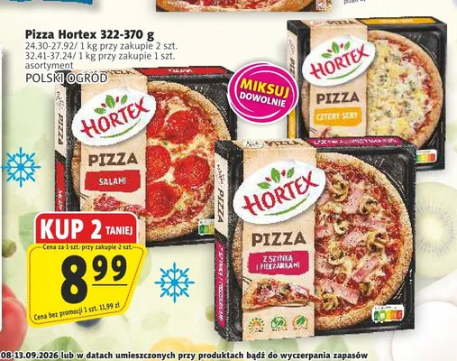 Pizza Cztery Sery Hortex promocja w Prim Market