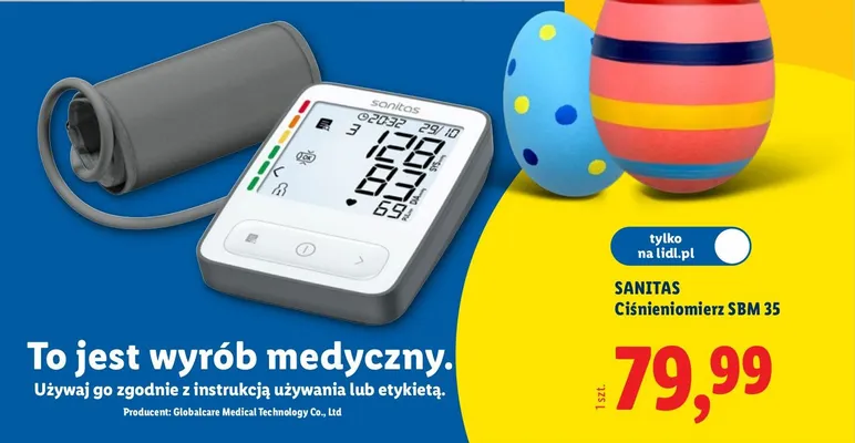 Ciśnieniomierz SBM 35 promocja w Lidl