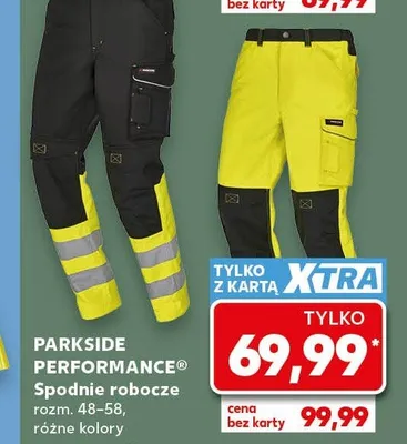 Spodnie robocze PARKSIDE PERFORMANCE rozm. 48-58 promocja w Kaufland