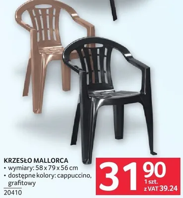 Krzesło Mallorca 58x79x56cm 20410 promocja w Selgros