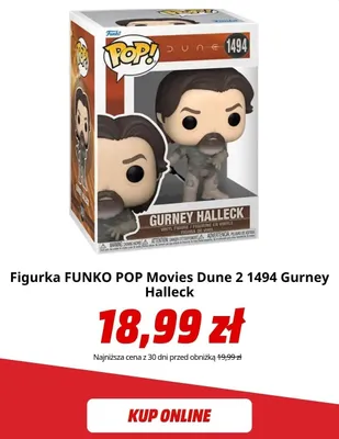 Figurka Funko Pop Movies Dune 2 1494 Gurney Halleck promocja w Media Markt