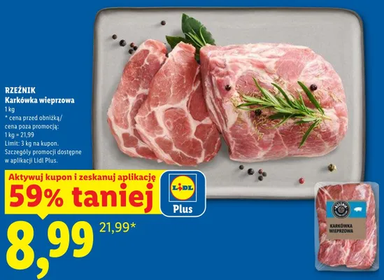 Karkówka wieprzowa Rzeźnik promocja w Lidl