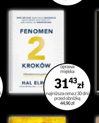 Książka Fenomen 2 kroków Hal Elrod oprawa miękka Galaktyka promocja w Empik
