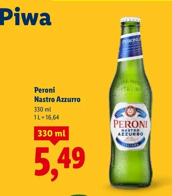 Piwo Nastro Azzurro promocja w Lidl