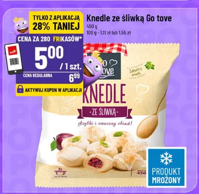 Knedle ze śliwką promocja w POLOmarket