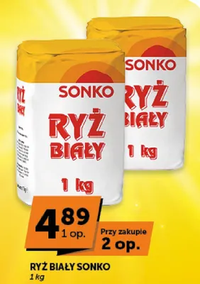 Ryż biały Sonko promocja w Groszek