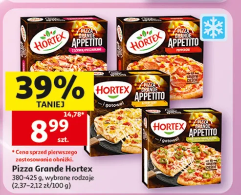 Pizza Grande Appetito pepperoni Hortex 380-425g promocja w Auchan