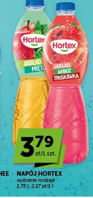 Napój Hortex jabłko arbuz truskawka promocja w Euro Sklep