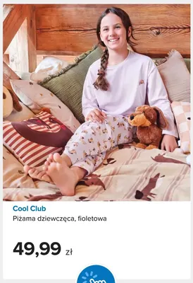 Piżama dziewczęca fioletowa Cool Club promocja w Smyk