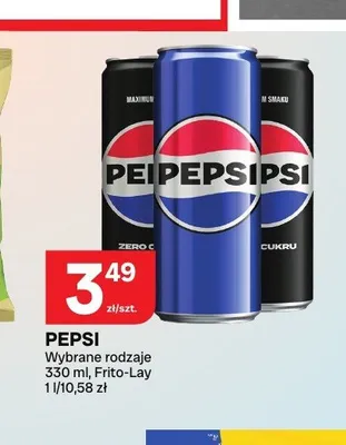 Napój gazowany Pepsi Zero Cukru promocja w Chorten