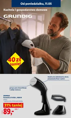 Parownica Grundig ST 6150l 1600W promocja w Lidl