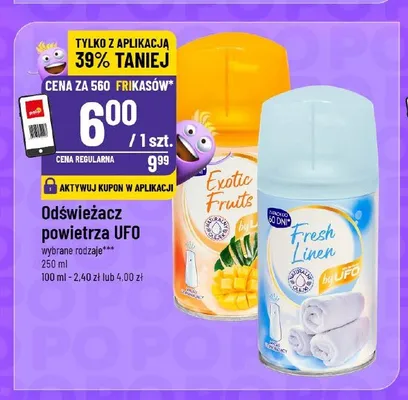 Odświeżacz powietrza UFO Exotic Fruits promocja w POLOmarket