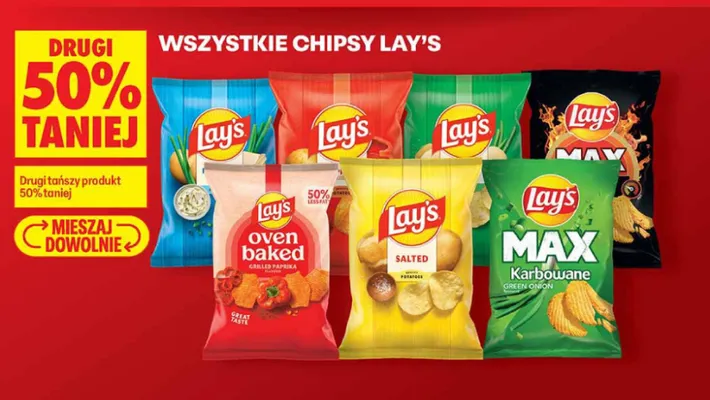Chipsy Lay's Oven Baked Grilled Paprika promocja w Biedronka