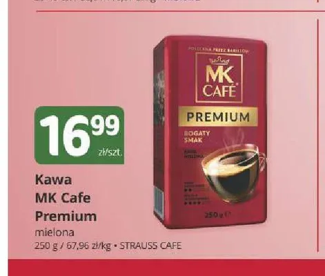 Kawa mielona MK Cafe Premium promocja w Marketvita