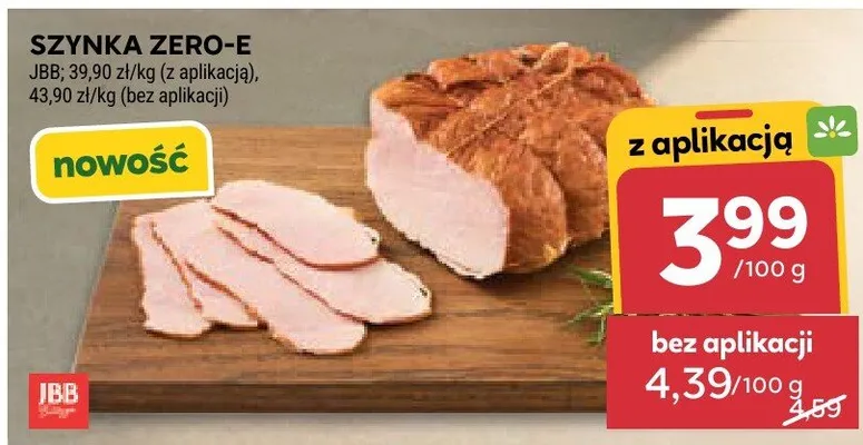 Szynka Zero-E JBB promocja w Stokrotka