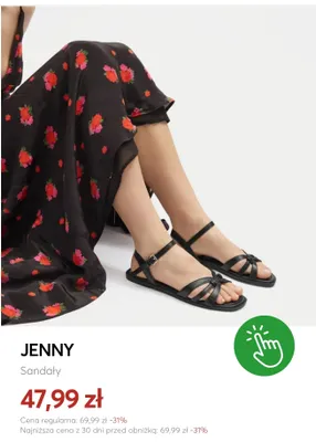 Sandały Jenny promocja w eobuwie.pl