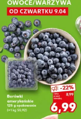 Borówki amerykańskie promocja w Kaufland