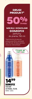 Perfumy do prania Domofix promocja w Drogerie Natura