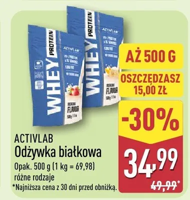 Odżywka białkowa promocja w Aldi