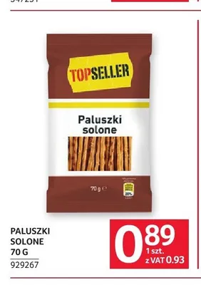 Paluszki solone Topseller promocja w Selgros