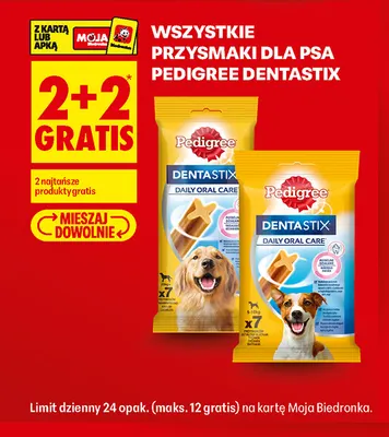 Przysmak dla psa Pedigree DentaStix Daily Oral Care promocja w Biedronka