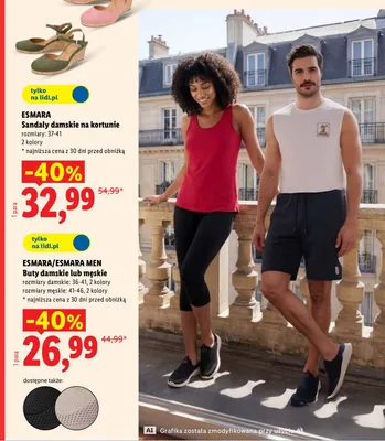 Buty damskie Esmara promocja w Lidl