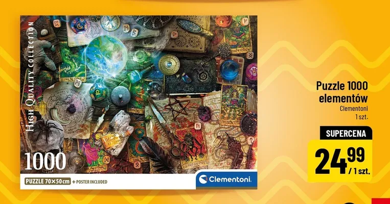 Puzzle 1000 elementów promocja w POLOmarket