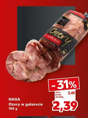 Ozory w galarecie Haga promocja w Kaufland