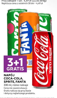 Napój gazowany Sprite promocja w Stokrotka