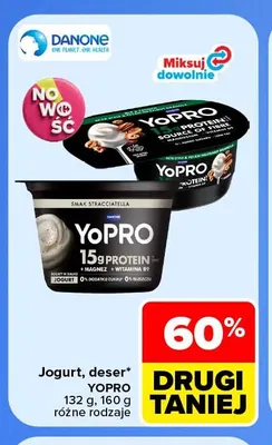 Jogurt, deser YoPRO promocja w Carrefour Market