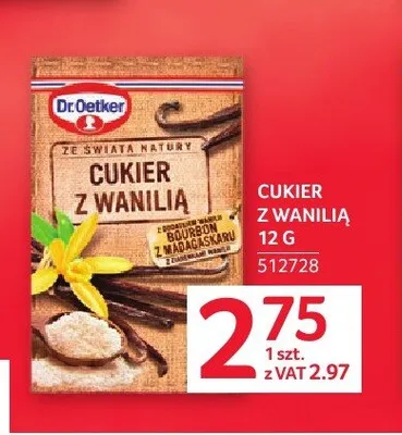 Cukier z wanilią Dr.Oetker promocja w Selgros