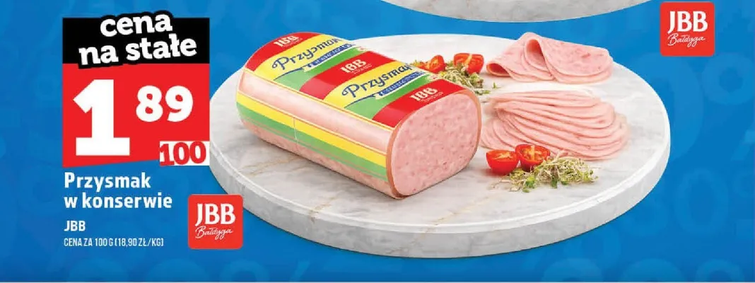 Przysmak w konserwie JBB promocja w TOPAZ