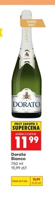 Wino musujące Dorato Bianco promocja w Biedronka