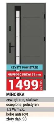 Drzwi Minorka promocja w Merkury Market