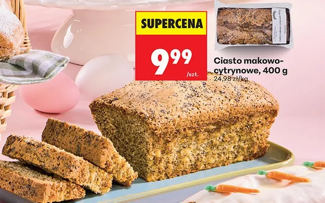 Ciasto makowo-cytrynowe promocja w Biedronka