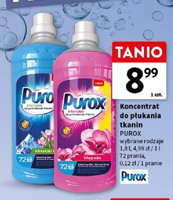 Koncentrat do płukania tkanin Purox promocja w Intermarche