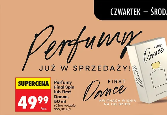 Perfumy First Dance promocja w Biedronka