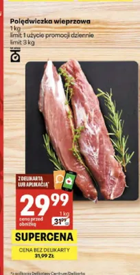Polędwiczka wieprzowa promocja w Delikatesy Centrum