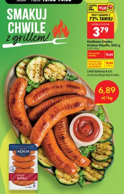 Kiełbasa Śląska Kraina Wędlin promocja w Biedronka