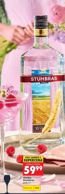 Wódka Stumbras 40% promocja w Biedronka