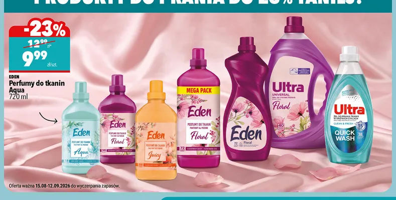 Perfumy do tkanin Eden Floral promocja w Biedronka
