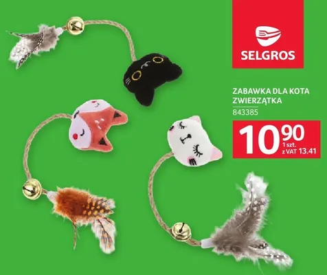 ZABAWKA DLA KOTA ZWIERZĄTKA promocja w Selgros
