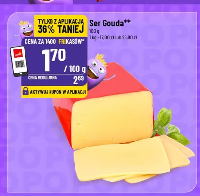 Ser Gouda promocja w POLOmarket