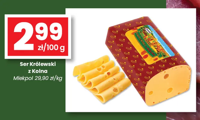 Ser Królewski z Kolna Mlekpol promocja w emma MARKET