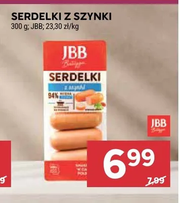 Serdelki z szynki JBB promocja w Stokrotka