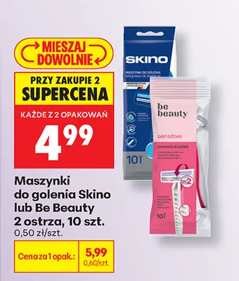 Maszynki do golenia Be Beauty 10-pak promocja w Biedronka