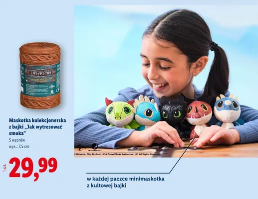 Maskotka kolekcjonerska z bajki  promocja w Lidl