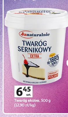 Twaróg ekstra Jana promocja w Auchan