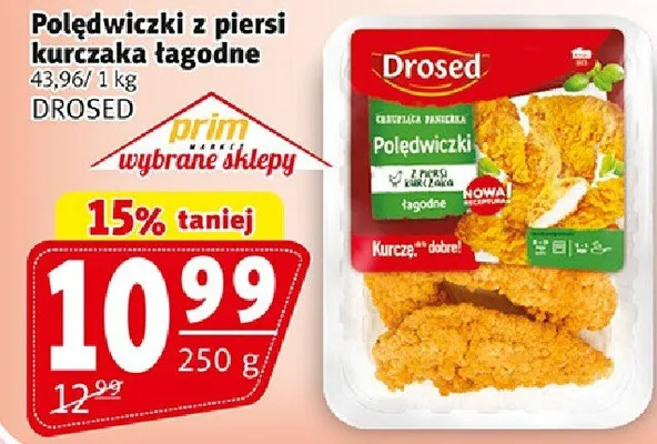 Poledwiczki z piersi kurczaka łagodne promocja w Prim Market