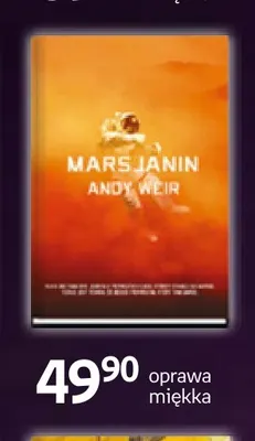 Książka Marsjanin Andy Weir oprawa miękka promocja w Empik